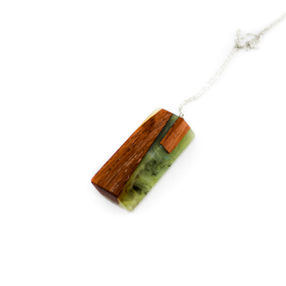 Collier éthnique En Bois Coloré Des Années 1970 - Thaïlande - Occasion - Style écolo Et Unique